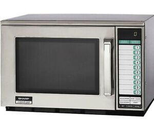SHARP R-22GTF 1200 Watt Commercial Microwave w/ SelectaPower and SelectaTime