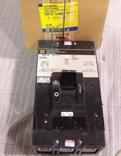 Circuit breaker , square d , lal36300j , 300a unused for sale