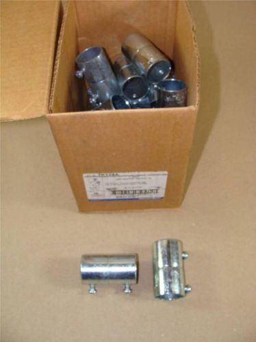 (23) new t&amp;b steel city tk123a 1&#034; emt set screw thin wall conduit wire couplings for sale