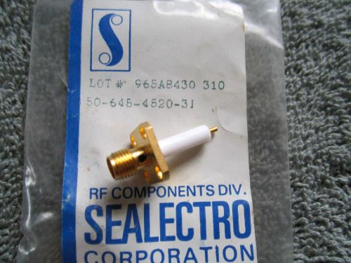 Sealectro 50-646-4520-310 rf connector nos new old stock=20 pcs for sale