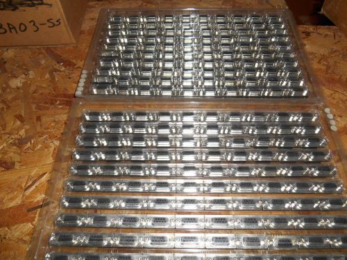 HUGE lot of 200 DB9 Female Right Angle PCB mount Connector (DD)
