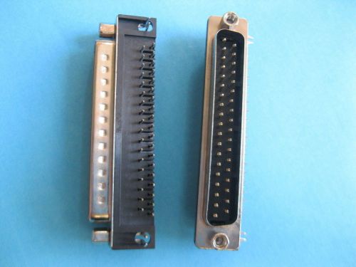 30 pcs d-sub 37 pin right angle male 2 rows connector new for sale