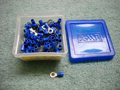 Amp 34160-0 ring tongue crimp lugs, for 14 awg stranded, approx.80 pieces for sale