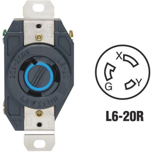 Leviton R022320 Locking Outlet-LOCKING OUTLET
