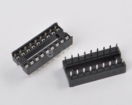 10pcs dip 18 pins  ic sockets adaptor solder type socket for sale