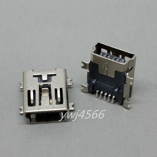 50pcs mini usb 5pin female type b smt socket usb connectors for sale