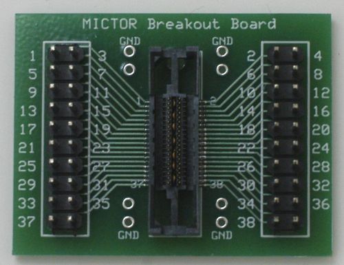 Mictor adapter board 38-pin logic analyzer breakout for sale