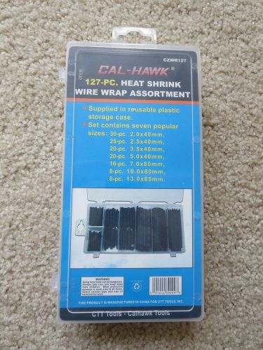 127pc Heat Shrink Wire Wrap Assortment Tubing Electrical Connection Cable Sleeve