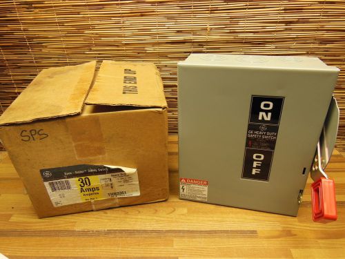 GE THN3361 30A 600V type 1 safety switch