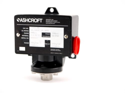 Ashcroft NPAN4DLS04 500PSI 1/4&#034;NPT Pressure Valve Control Switch Transmitter