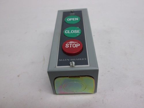 New allen bradley 800s-3sd pushbutton station open close stop d285435 for sale