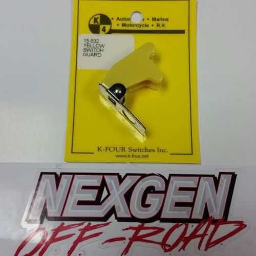 1 yellow plastic safe toggle switch flip safety cover guard military nitrous for sale