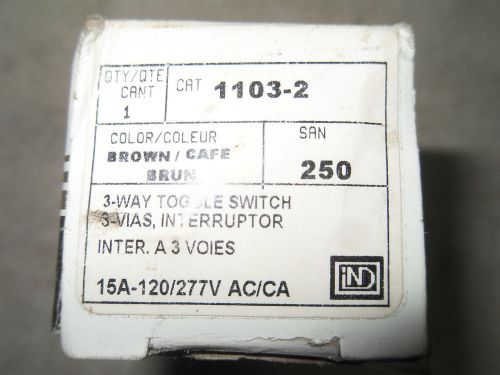 (d4) 1 nib leviton 1103-2 toggle switch for sale