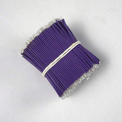200pcs 5cm Purple Double Thined Wire Tinned Cable Toy DIY Parts