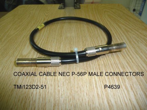 COAXIAL CABLE NEC  P-56P MALE TO MALE CONNECTOR 24 INCHES