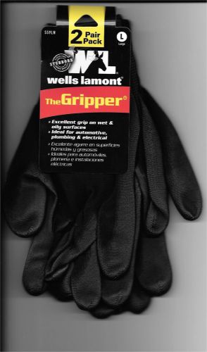 Ultimate grip glove 2-pk 559ln wells lamont the gripper brand new for sale