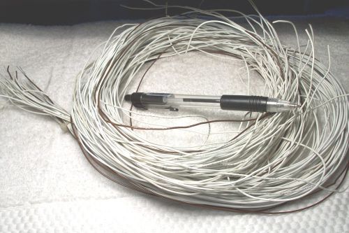 250 feet  #23awg  silver plated (easily soldered) stranded  wire  56&#034; lengths for sale