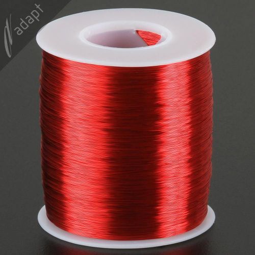 Magnet Wire, Enameled Copper, Red, 32 AWG (gauge), HPN, 155C, ~1 lb, 4900ft