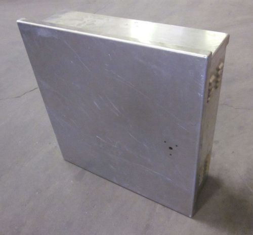 ECP Stainless Steel Industrial Control Cabinet Enclosure 23.5&#034;x22.5&#034;x8&#034; SS