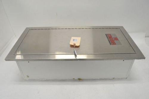 POTTER ROEMER RECESSED COMMERCIAL FIRE EXTINGUISHER CABINET 27X12X8IN B229507