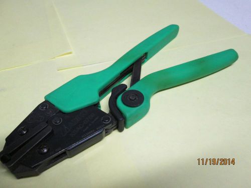 ABIKO KSAC-0760 RATCHETING CRIMPER TOOL ELECTRICAL WIRE TERMINALS -NICE TOOL