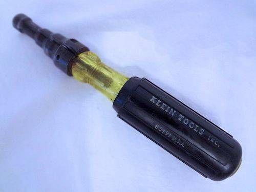 Used Klein Tool 85191 USA Conduit Fitting &amp; Reaming Screwdriver