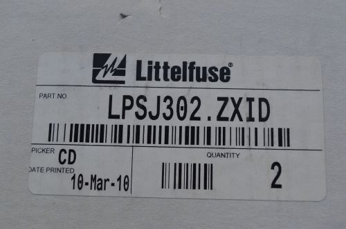 LITTELFUSE LPSJ302.ZXID Fuse Holder 30A 2P Class J LPSJ302ZXID FERRAZ (1pc) NEW