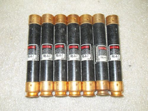 (X13-1) 1 LOT OF 7 NEW FUSETRON FRS-R-7 600VAC FUSES