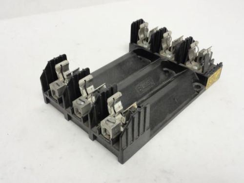 149273 parts only, bussmann r60030-3cr fuseblock 30a 600v broken tab (image 3&amp;4) for sale