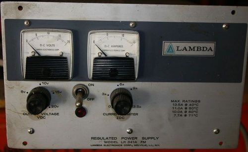 LAMBDA REGULATED DC POWER SUPPLY MK 341A FM