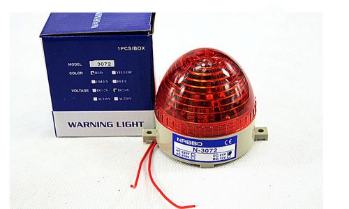 AC 110V industrial Mini Red LED Blinking Warning Light Flash Signal Tower Lamp