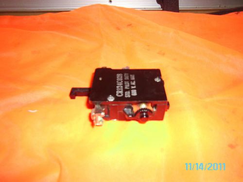 GENERAL ELECTRIC OVERLOAD RELAY #CR124CO28 SERIES A TD 600VAC MAX  1026