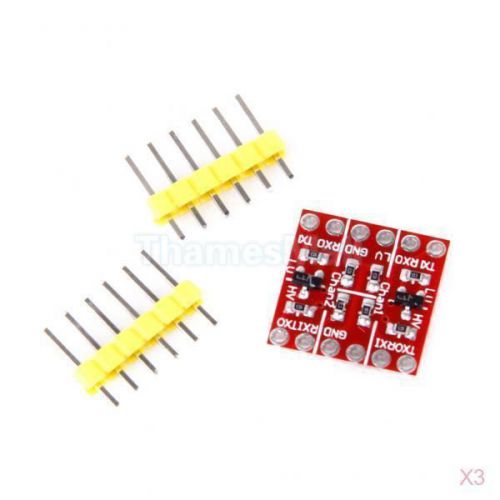 3x 3.3v to 5v 2-channel logic level converter bi-directional module for arduino for sale