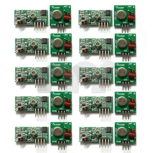10x 433mhz rf transmitter module and receiver link kit for arduino arm mcu wl for sale