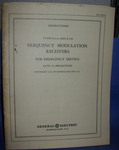 Vintage GE E-3-A FREQUENCY MODULATORS Databook 1941?