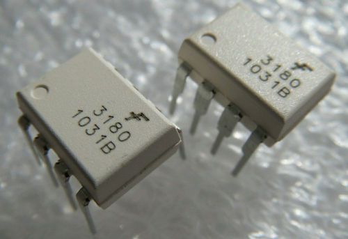 Fod3180 fairchild x 2pcs. high speed 2a mosfet gate driver optocoupler, 8-dip for sale