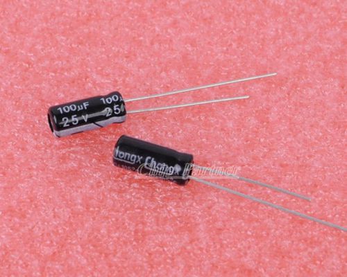 10pcs 100uf 25v  radial electrolytic capacitor good for sale