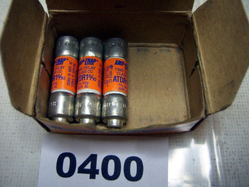 (0400) lot of 3 amptrap atdr-1 6/10 fuses for sale