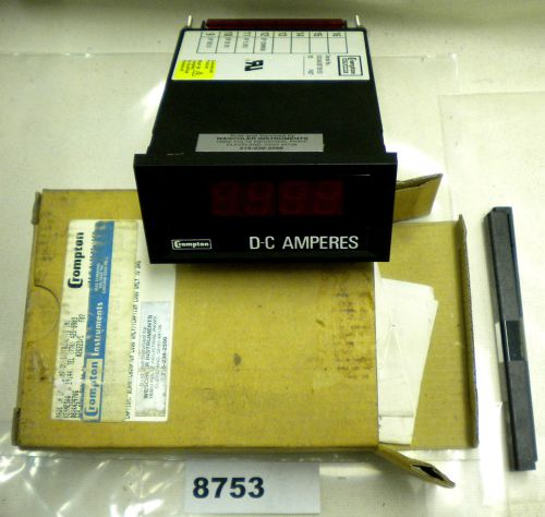 (8753) Crompton DC Amperes Meter 8963 262 DDVU Z4SFPQ01