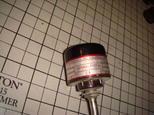 NOS Giannini Spiralpot 2500 Ohm  .1 Linear Taper Precision Potentiometer