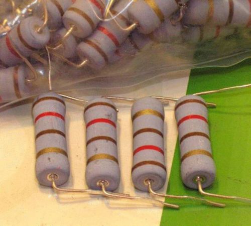 Power resistors 120 ohm 5w metal oxide sili-coated  x10-: for sale