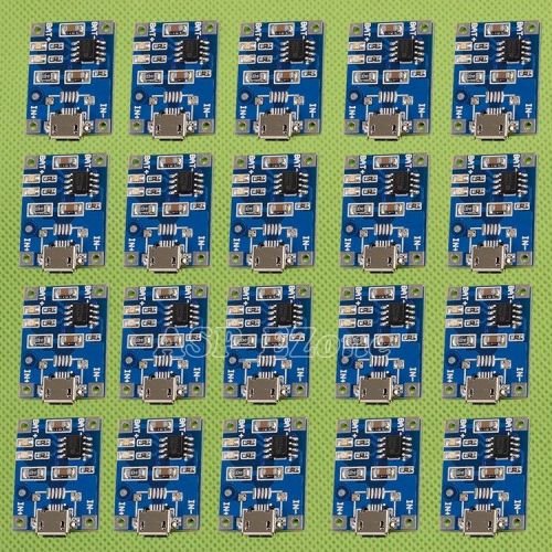 20pcs 5v micro usb 1a lithium battery charging board charger module for sale