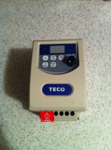 Teco vfd phase converter 1 hp. jnec-101-h1 single to 3 phase for sale