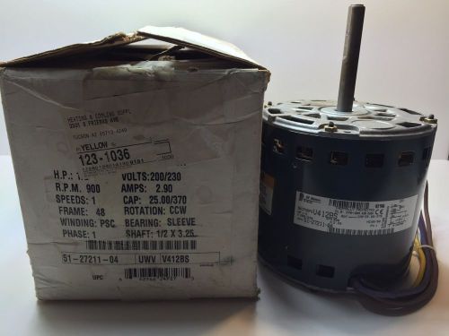 NEW! GENERAL ELECTRIC / GE MOTOR 51-27211-04 5KCP39PGV412BS 1/2 HP 900 RPM
