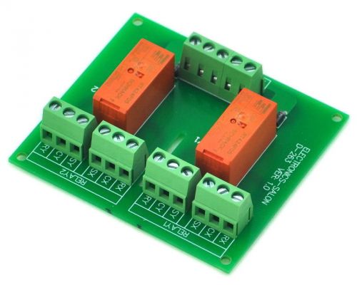 Passive bistable/latching 2 dpdt 8 amp power relay module, 5v version, rt424f05 for sale