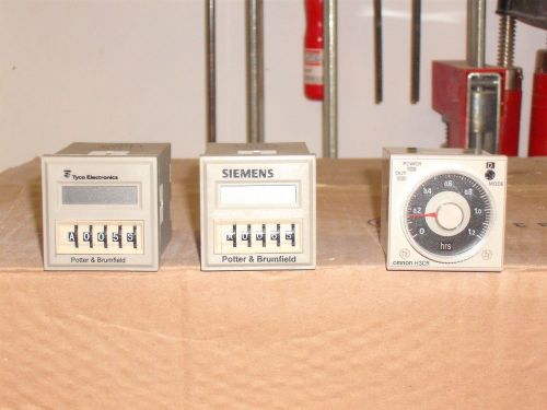 LOT OF 3,TIMER/COUNTER...CNT-35-96 + CNT-35-76 and H3CR-A....LOOK !!