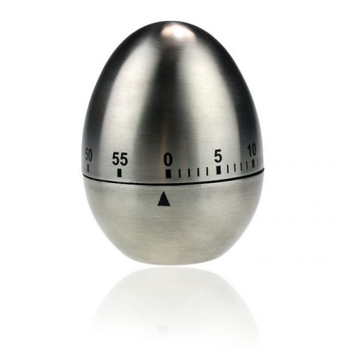 New 60 minute mechanical Egg Shaped Kitchen Accessory Timer Reminder SBU