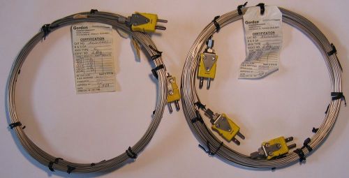 1 Type K Thermocouple Probes TC 2/32&#034; diameter, roughly 30 - 36 feet long