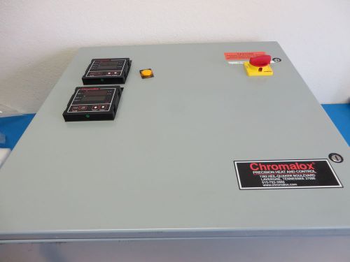 Chromalox 4532-40530 SCR Temp/Power Control Panel w/ 3101 &amp; 2104 Controllers