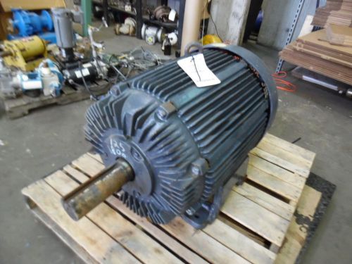 ALLIS CHALMERS 125HP INDUCTION MOTOR, FR 444T, RPM 1775, 460V, TYPE RGZ, USED